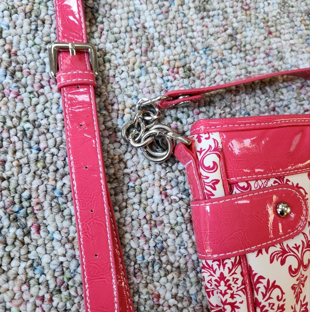 FLAUNT By Faith Nicole Pink Fuchsia PURSE Bag - Picture 2 of 14